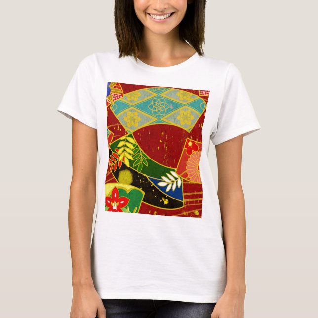 T-shirt Motif couleur Abstrait 4 (Devant)
