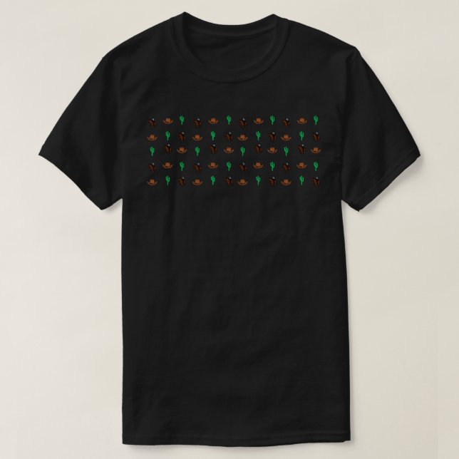 T-shirt Motif Cowboy (Design devant)