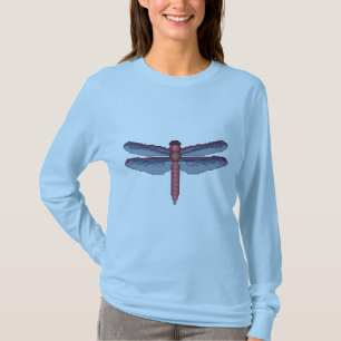 T-shirt Motif croisé de point de libellule