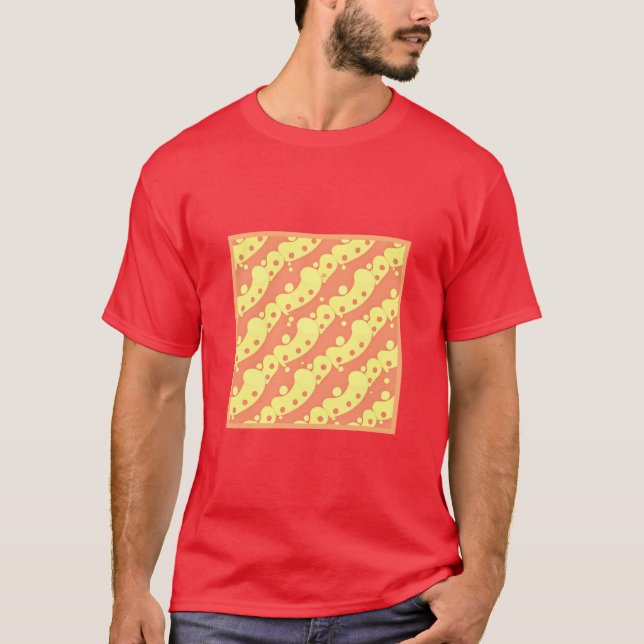 T-shirt Motif d'abstraction coloré éblouissant (Devant)