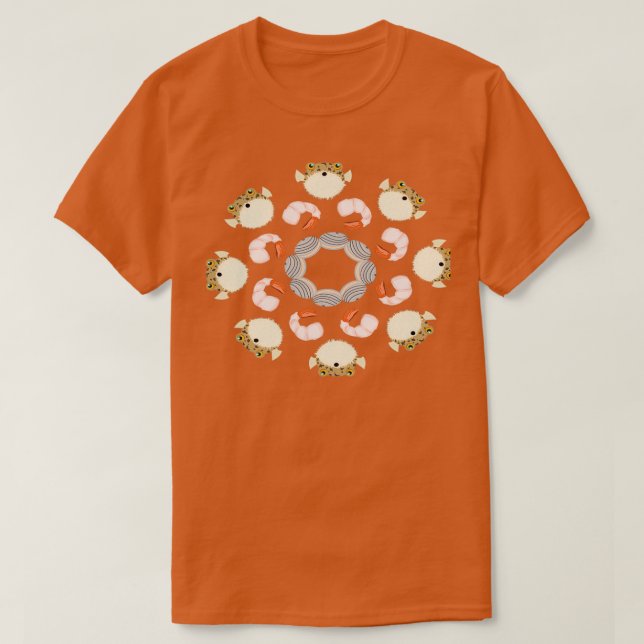 T-shirt Motif d'alimentation radial Puffer (Design devant)