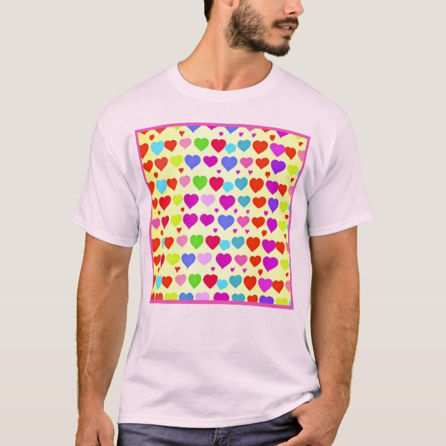 T-shirt Motif d'amour éblouissant (Devant)