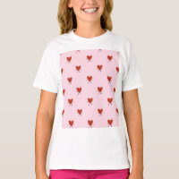 Motif d'amour sans couture de cœurs rouges mignons