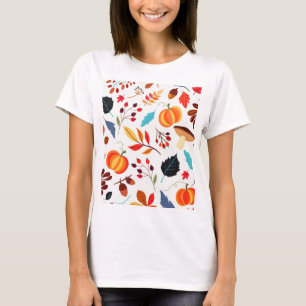 T-shirt Motif d'automne