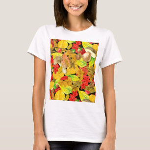 T-shirt Motif d'automne aquarelle