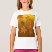 Motif d'automne avec feuilles d'érable en chute et