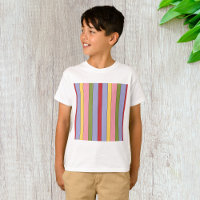 Motif de bandes verticales colorées