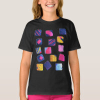 Motif de blocs colorés Abstraits