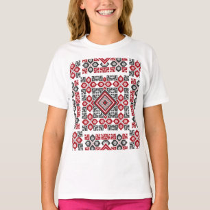 T-shirt Motif de broderie palestinien 2