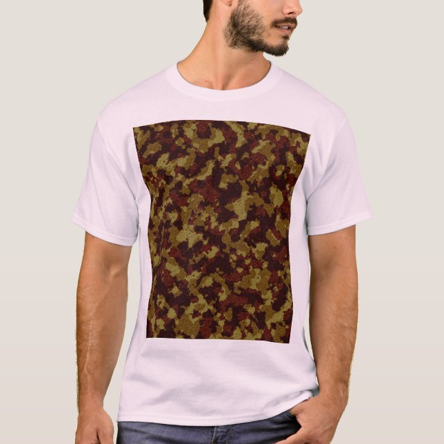 T-shirt Motif de camouflage numérique multi-terrain textur (Devant)