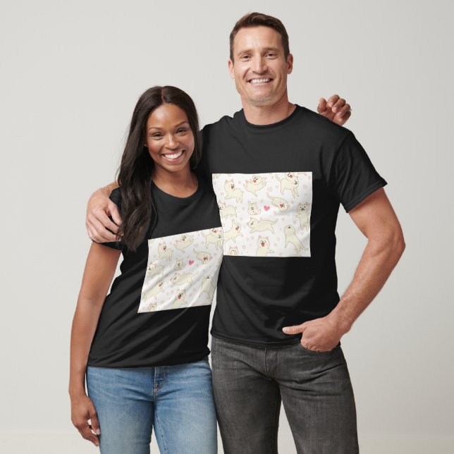 T-shirt Motif de chats joueurs (Unisexe)