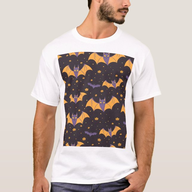 T-shirt Motif de chauves-souris (Devant)