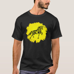 T-shirt Motif de chevaux Cheval Élégant Crinière Animaux C