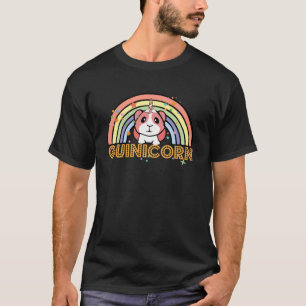 T-shirt Motif de cochon guinéen avec don de licorne pour f