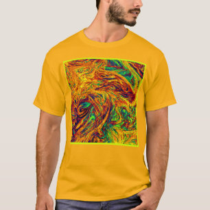T-shirt Motif de couleur vive