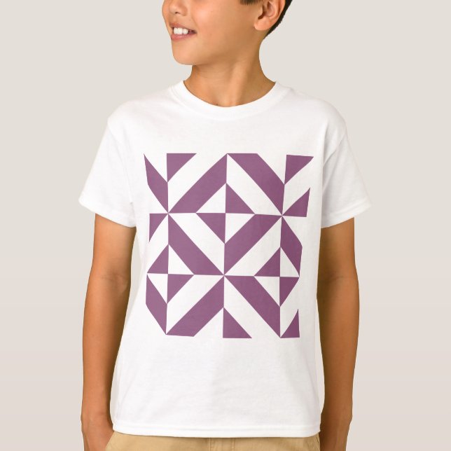 T-shirt Motif de cube géométrique cool (Devant)