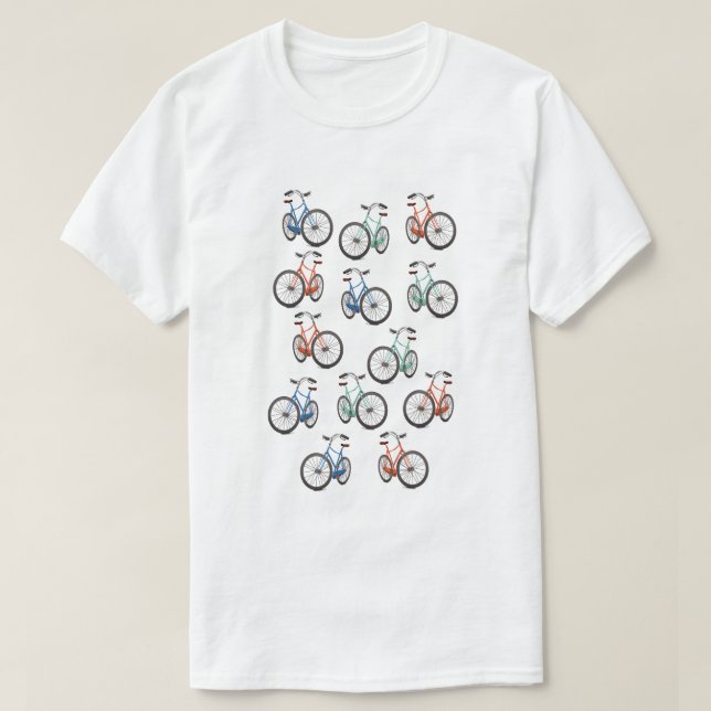 T-shirt Motif de cycle (Design devant)