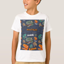 Motif de dessin animé de dinosaure pour enfants