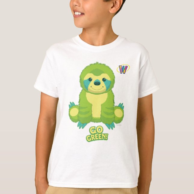 T-shirt Motif de devenez écolo de Webkinz (Devant)