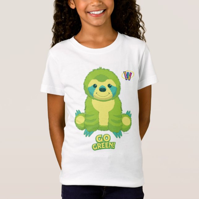 T-Shirt Motif de devenez écolo de Webkinz (Devant)
