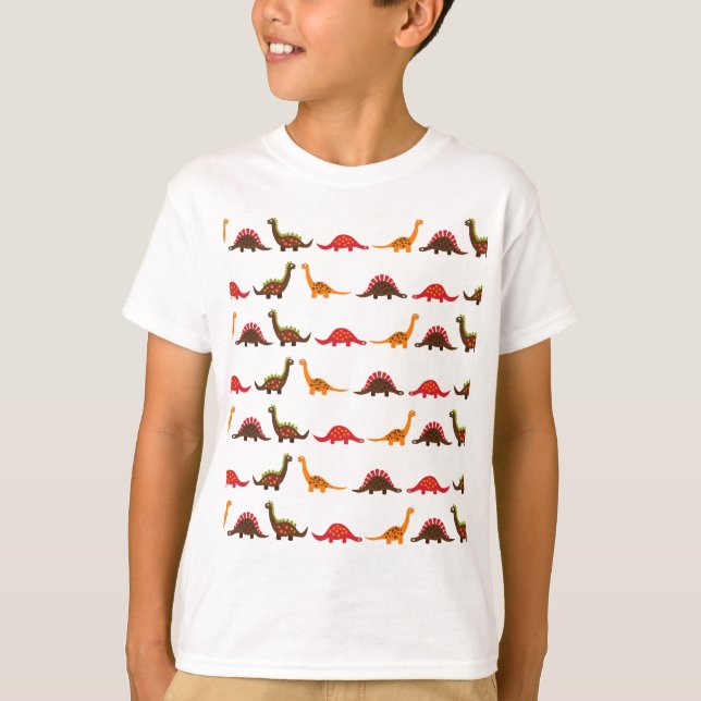 T-shirt motif de dinosaure (Devant)