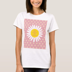 T-shirt Motif de fleur marguerite - Pureté, citation d'inn