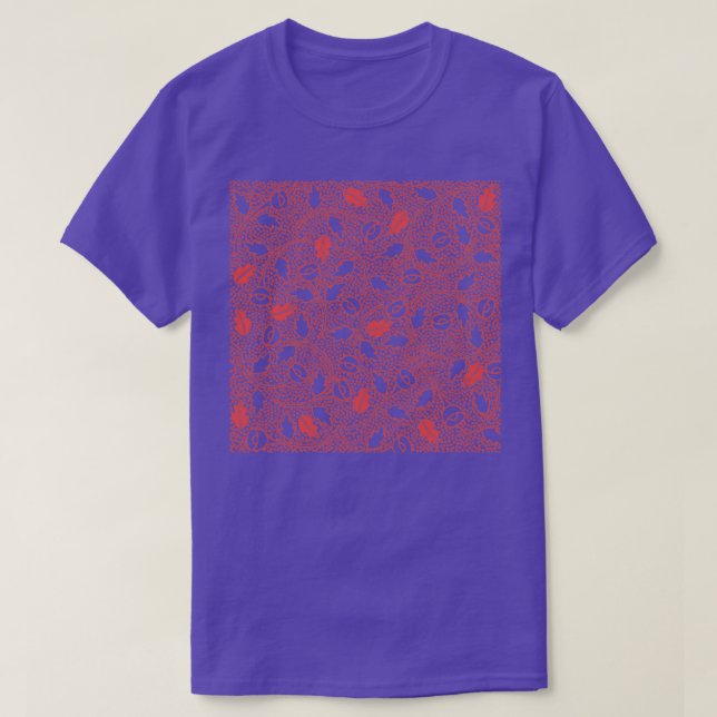 T-shirt Motif de fleurs (Design devant)