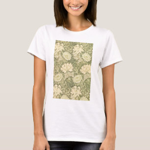 T-shirt Motif de fleurs de Chrysanthemum (par William Morr