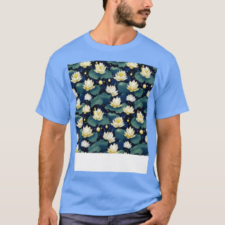 T-shirt Motif de fleurs de lotus intemporelles 7