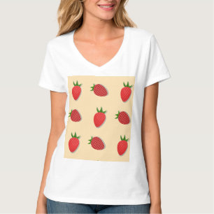T-shirt Motif de fraises pour les fruits à l'été bonnes vi