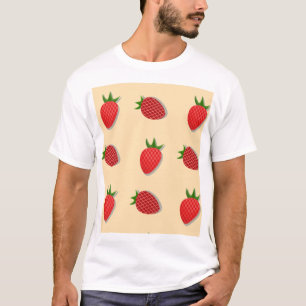T-shirt Motif de fraises pour les fruits à l'été bonnes vi