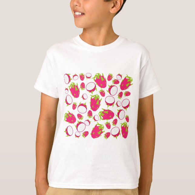 T-shirt Motif de fruit du dragon (Devant)