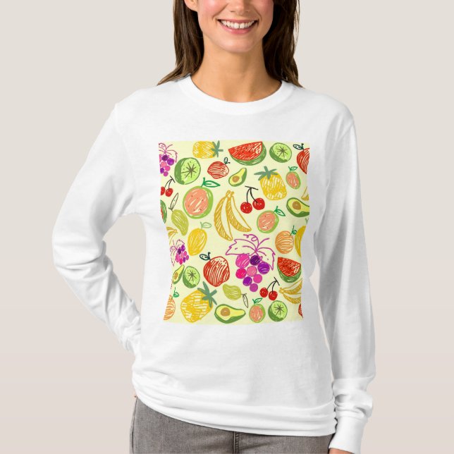 T-shirt Motif de fruits (Devant)
