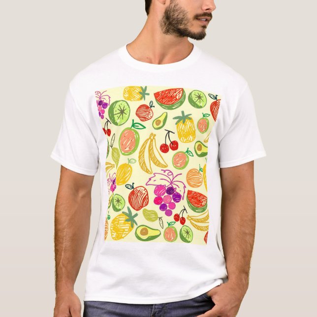T-shirt Motif de fruits (Devant)