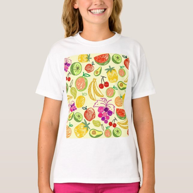 T-shirt Motif de fruits (Devant)