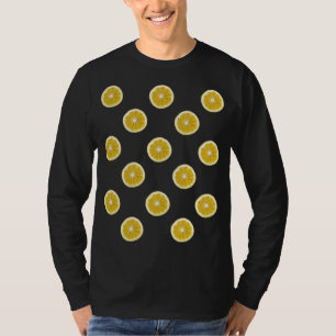 T-shirt Motif de fruits citrons