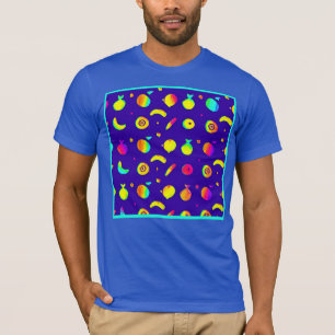 T-shirt Motif de fruits de néon tropicaux colorés