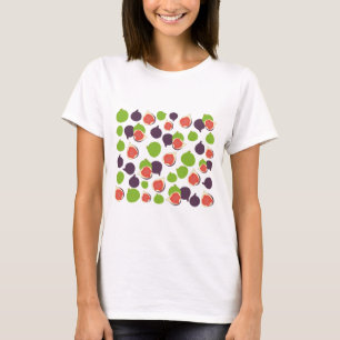 T-shirt Motif de fruits d'été de figue méditerranéenne 