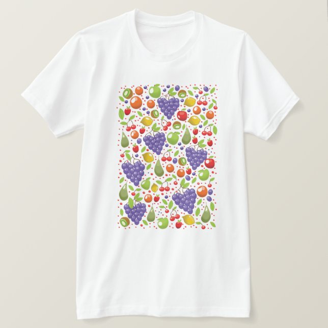 T-shirt Motif de fruits mignons (Design devant)