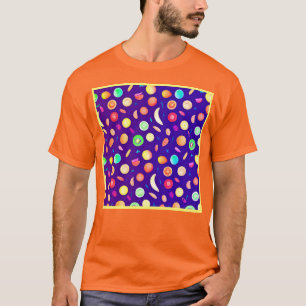 T-shirt Motif de fruits tropicaux en néon coloré