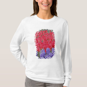 T-shirt Motif de jacinthe, tulipes et jonquilles,