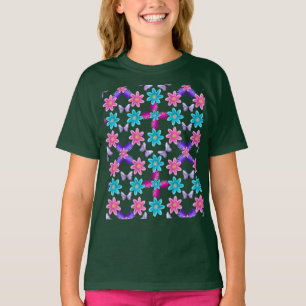 T-shirt Motif de jardin papillon pastel   Cottagecore 