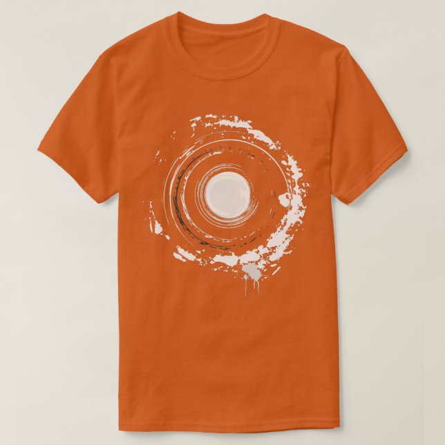 T-shirt Motif de l'art lunaire Abstrait (Design devant)