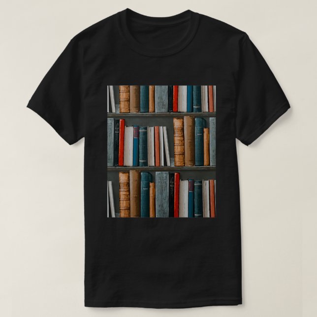 T-shirt Motif de livres (Design devant)