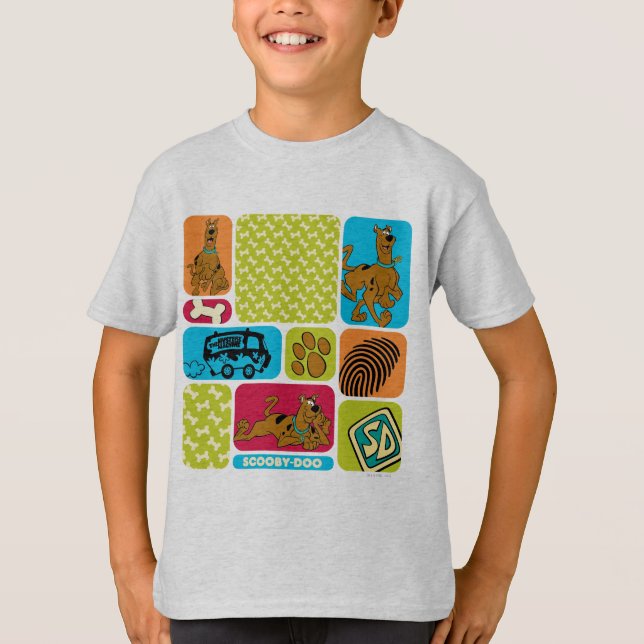 T-shirt Motif de mystère Scooby-Doo (Devant)