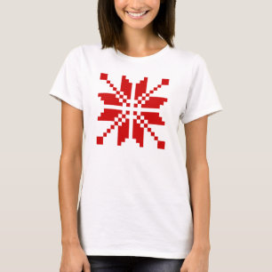 T-shirt Motif de Noël des flocs de neige de Noël