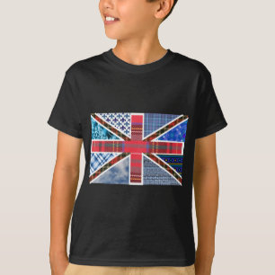 T-shirt Motif de patchwork d'Union Jack