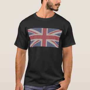 T-shirt Motif de pêche du pavillon Union Jack
