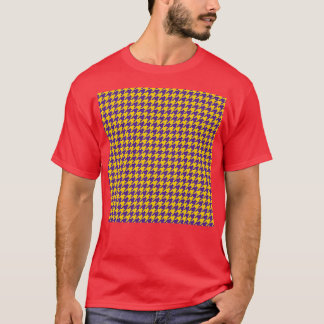 T-shirt Motif de pied de jaune pourpre