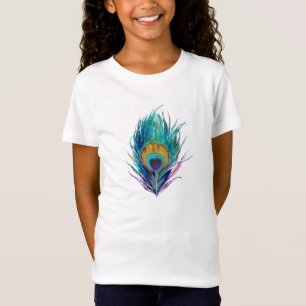 T-Shirt motif de plumes de paquetage